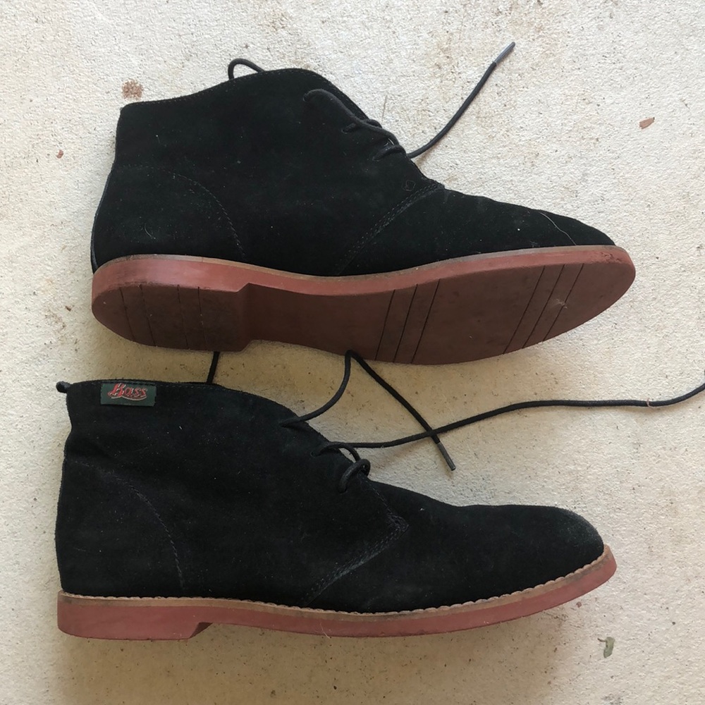 Black Suede Booties